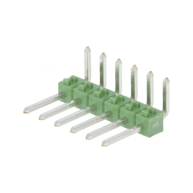 Conector AMPMODU MOD II - Şiruri Pini Tată PIN 6 THT | Electronic-mag.ro | Componente Electronice