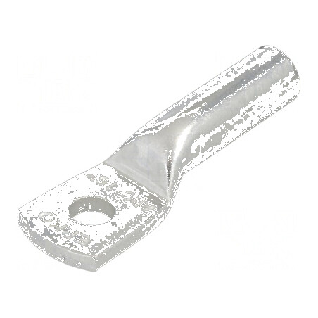 Vârf de conectare tubular M6 pentru cablu de aluminiu 16mm², crimpat, cu diametru de 6,4mm | Electronic-mag.ro | Componente Elec