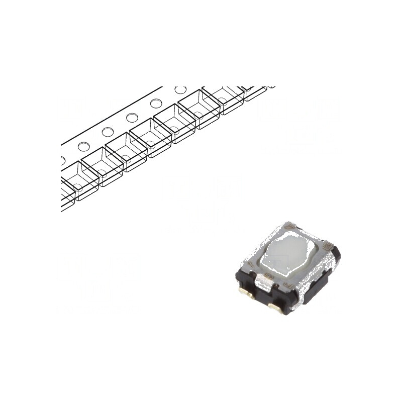 Microîntrerupător TACT SPST Pozitie 2 SMT 3,5N 1,7mm EVPAA - Comutator Compact pentru Aplicații Electronice | Electronic-mag.ro 