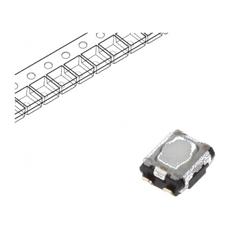 Microîntrerupător TACT SPST Pozitie 2 SMT 3,5N 1,7mm EVPAA - Comutator Compact pentru Aplicații Electronice | Electronic-mag.ro 