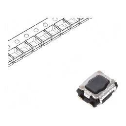 Microîntrerupător TACT SPST Poz. 2 SMT 2,9x3,5x1,4mm fără 5N - Comutator Compact pentru Circuit Electronic | Electronic-mag.ro |