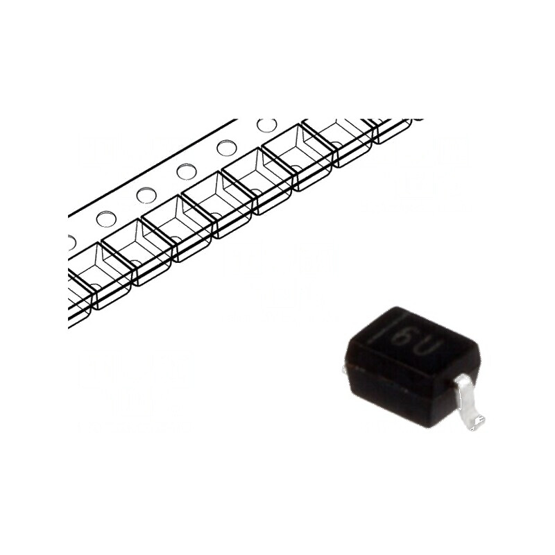 Diodă TVS Unidirecțională 350W 13,3V 15A SOD323 - Rola/Bandă | Electronic-mag.ro | Componente Electronice