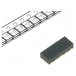 Diodă TVS rețea 3A uDFN10 - 4 Rolă, Bandă SPA® Diodes ESD pentru Protecție Electrostatică | Electronic-mag.ro | Componente Elect