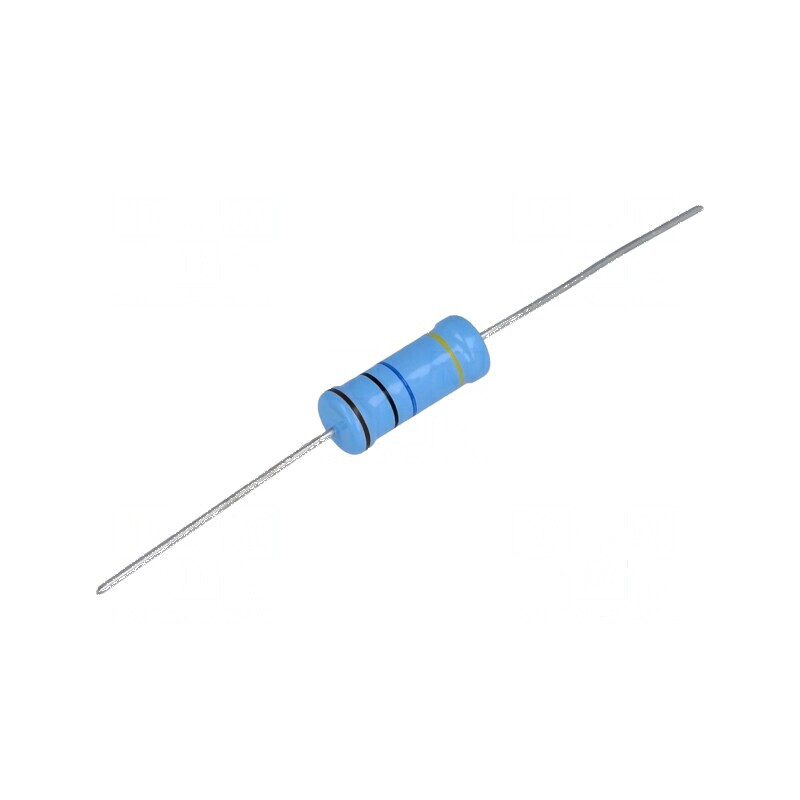 Rezistor metal glaze THT 10MΩ 1W ±5% Ø6,8x19mm 200ppm/°C - Componentă electronică de înaltă precizie | Electronic-mag.ro | Compo