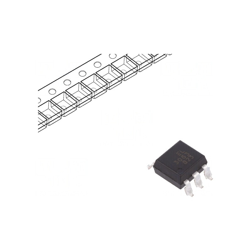 Optotriac 5kV pentru comutare în zero, tip Gull Wing, 6 canale, model 1 | Electronic-mag.ro | Componente Electronice