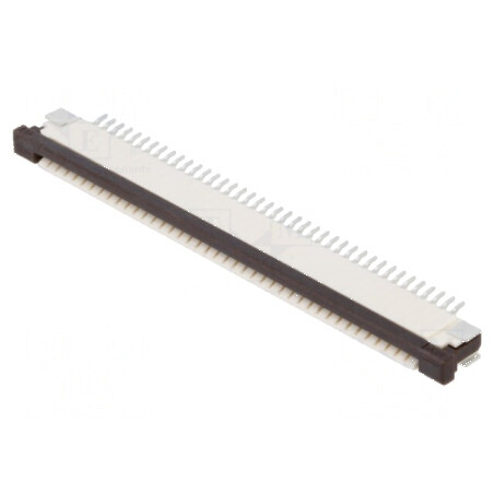 Conector FFC/FPC Orizontal 40 PIN ZIF SMT, 50V, 0,4A, Temperatura de Operare -25 până la 85°C | Electronic-mag.ro | Componente E