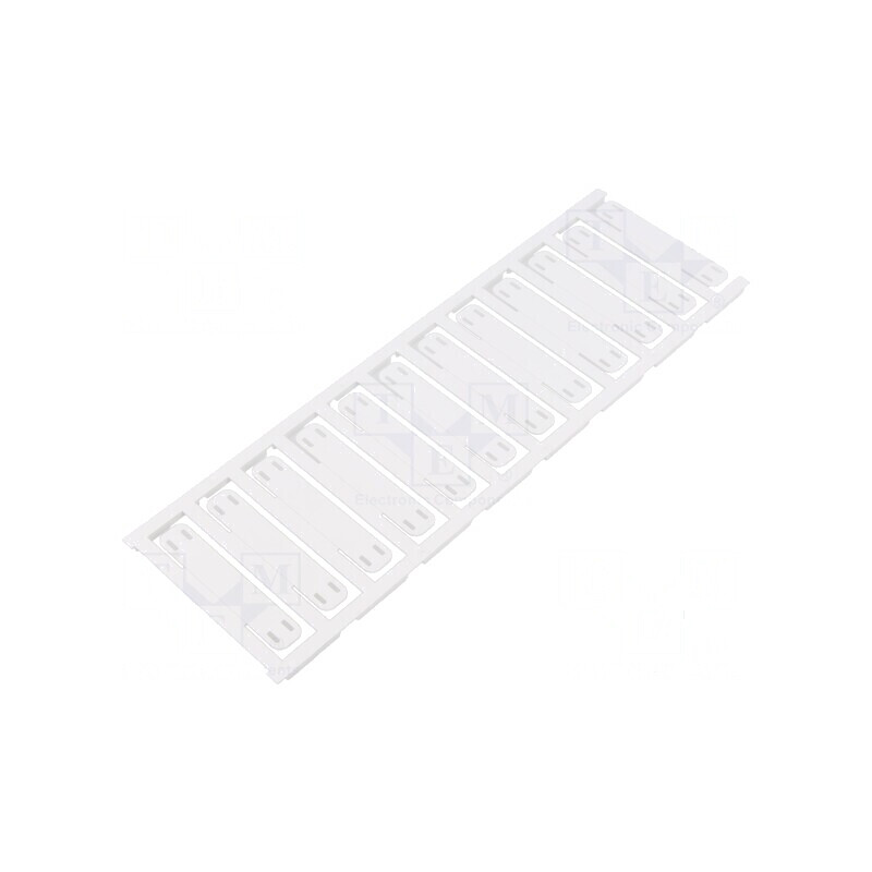 Etichetă poliamidă 66 albă 7÷40mm, rezistență temperatură -40÷100°C, UL94V-2, H: 60mm | Electronic-mag.ro | Componente Electroni