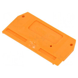 Placă despărţitoare portocalie 279, dimensiuni 2x27x52mm, pentru utilizări industriale | Electronic-mag.ro | Componente Electron