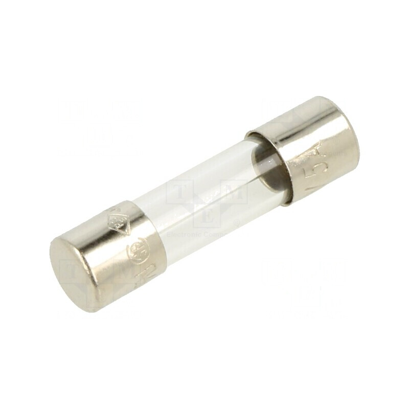 Siguranță ardere rapidă 5A 250VAC sticlă 5x20mm - Protecție electrică de înaltă calitate | Electronic-mag.ro | Componente Electr