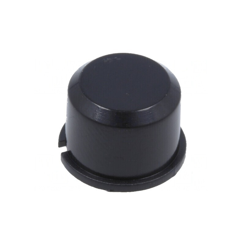 Tastă rotundă neagră din plastic Ø9,6mm - Componente electronice | Electronic-mag.ro | Componente Electronice