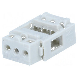 Conector IDC Mufă Mamă PIN 3, 2,54mm THT Cositorit - Soluție de Conectivitate Profesională | Electronic-mag.ro | Componente Elec