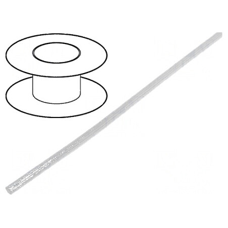 Manșon electroizolant din fibră de sticlă, rezistent la temperaturi de -40 până la 180°C, diametru interior 2mm | Electronic-mag