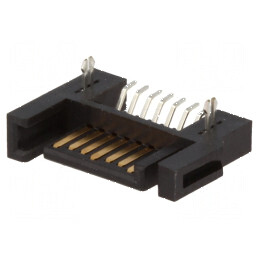 Conector SATA Soclu Tată cu 7 Pini - Compatibilitate Avansată pentru Dispozitive de Stocare | Electronic-mag.ro | Componente Ele