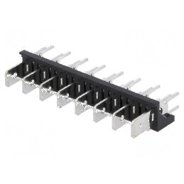 Terminal Conector Spadă 6,3mm THT 250V Drept Raster 7,62mm - Componentă Electrică Profesională | Electronic-mag.ro | Componente 