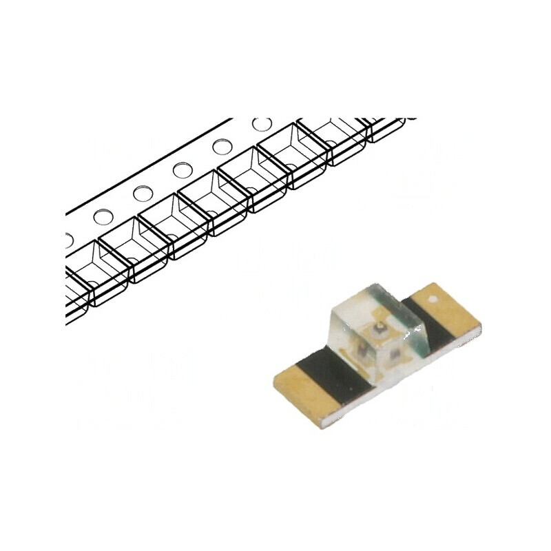 LED SMD 1305 Roșie 7,2-17mcd 3,4x1,25x1,1mm 170° 20mA 65mW - Componentă Electronică pentru Iluminat | Electronic-mag.ro | Compon