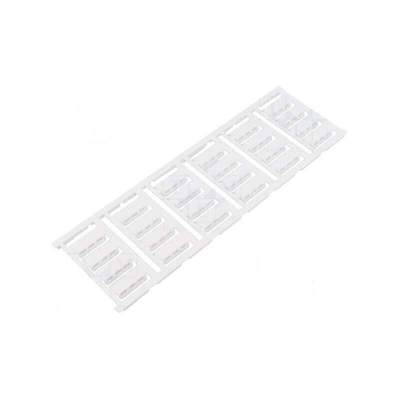 Etichetă poliamidă 66 albă 7÷40mm -40÷100°C UL94V-2 H: 24mm | Electronic-mag.ro | Componente Electronice