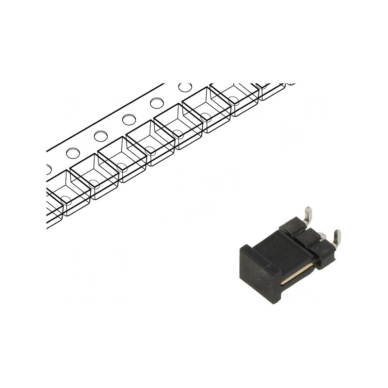 Conector 3 PIN Tată 2,54mm pentru Şiruri Pini SMT | Electronic-mag.ro | Componente Electronice