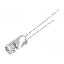 Condensator Electrolitic THT 100uF 6.3VDC Ø5x11mm ±20% 3000h - Componentă Electronică de Înaltă Performanță | Electronic-mag.ro 