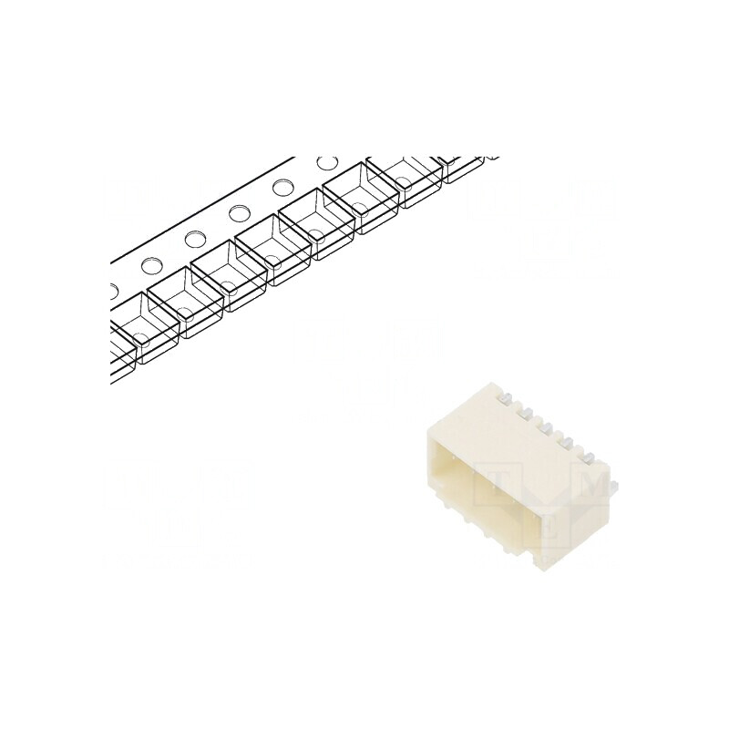 Conector cablu-placă soclu tată Pico-SPOX 1,5mm PIN 5 SMT - Componentă electronică pentru asamblare profesională | Electronic-ma