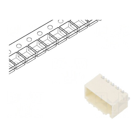 Conector cablu-placă soclu tată Pico-SPOX 1,5mm PIN 5 SMT - Componentă electronică pentru asamblare profesională | Electronic-ma