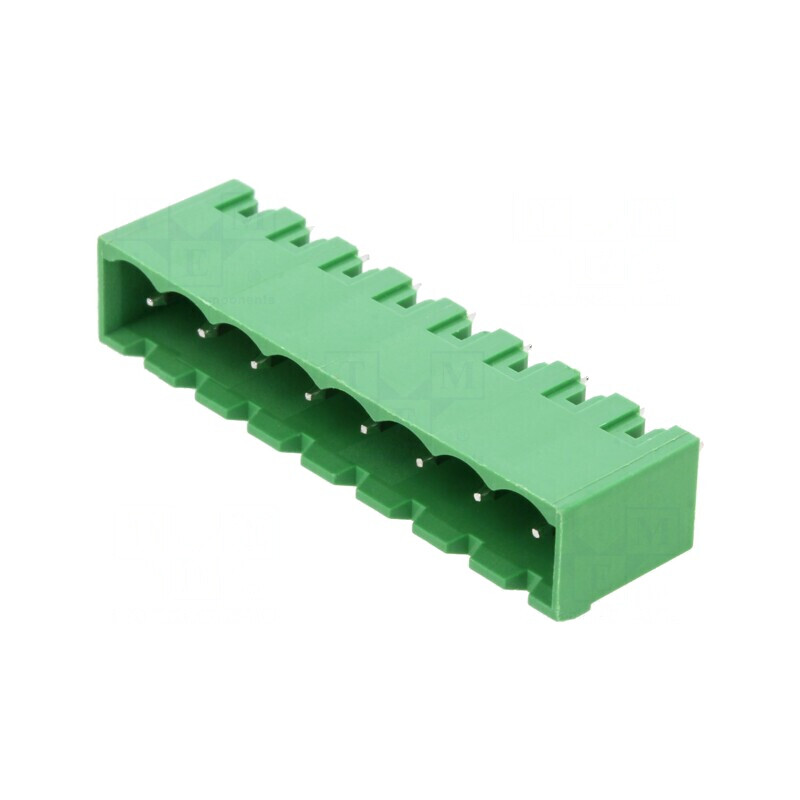 Regletă de conexiuni deconectabilă 5,08mm, 8 piste, tip tată | Electronic-mag.ro | Componente Electronice