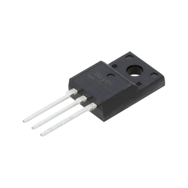 Tranzistor N-MOSFET WMOS™ C4 Unipolar 600V 2,8A - Capacitate Puls 9A, Putere 23W | Electronic-mag.ro | Componente Electronice