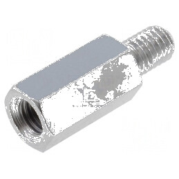 Piuliță Distanțieră Filetată 15mm M5 Intern și M5 Extern - Accesorii pentru Asamblare | Electronic-mag.ro | Componente Electroni
