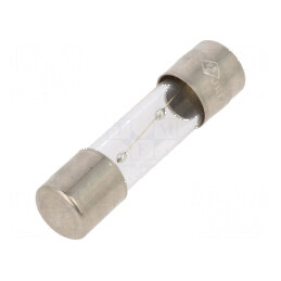 Siguranță întârziere 1A 250VAC sticlă 5x20mm cu carcasă din alamă - Protecție electrică de calitate | Electronic-mag.ro | Compon