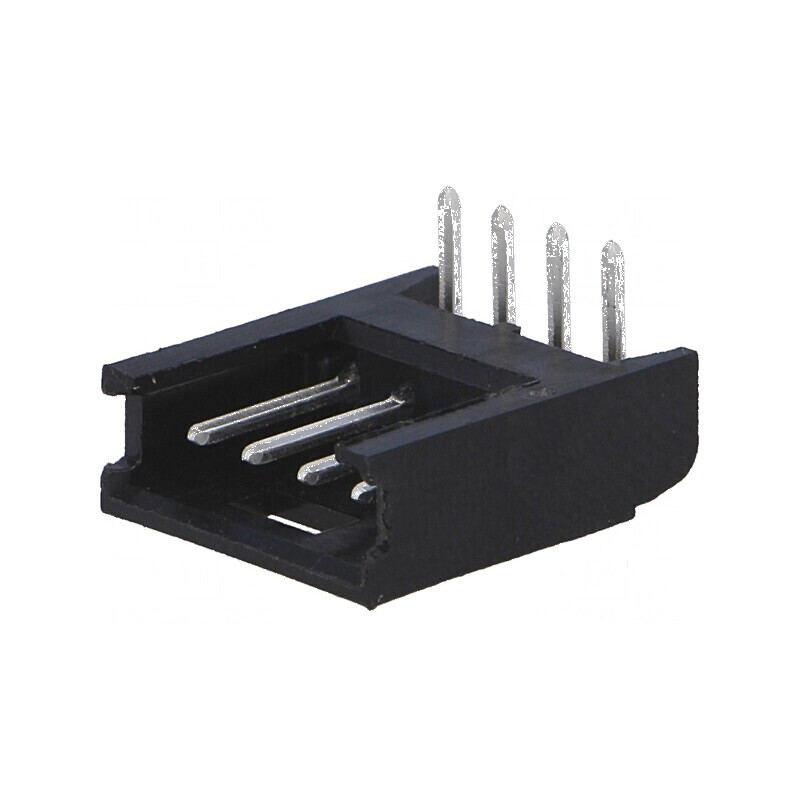 Conector AMPMODU MOD II 2,54mm Cablu-Placă Soclu Tată 4 PIN | Electronic-mag.ro | Componente Electronice