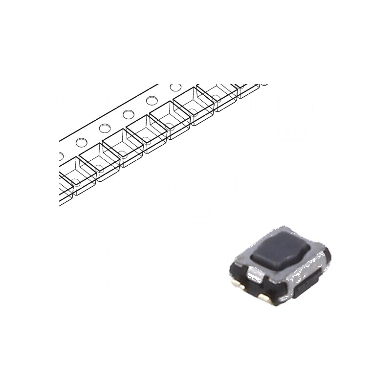 Microîntrerupător TACT SPST Poz: 2 SMT 2,9x3,5x1,4mm fără 5N - Comutator compact pentru aplicații electronice | Electronic-mag.r