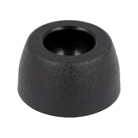 Picioruş cu Diametru de Bază 19mm din Poliamidă, Înălțime 10,4mm | Electronic-mag.ro | Componente Electronice