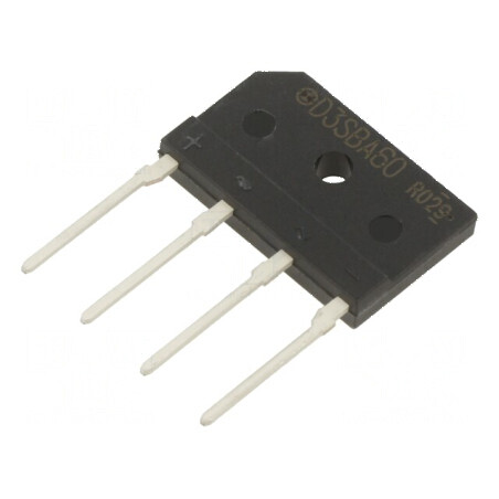 Punte Redresoare Monofazată Urmax 600V, 4A, 80A Ifsm - Soluție Electrică Profesională | Electronic-mag.ro | Componente Electroni