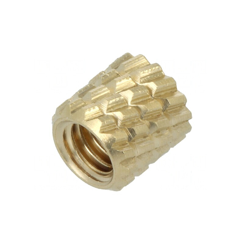 Adaos Filetat Alamă Fără Înveliş M4 - Lungime: 5,9mm, Diametru Exterior: 5,95mm | Electronic-mag.ro | Componente Electronice Adaos Filetat Alamă Fără Înveliş M4 - Lungime: 5,9mm, Diametru Exterior: 5,95mm | Electronic-mag.ro | Componente Electronice
