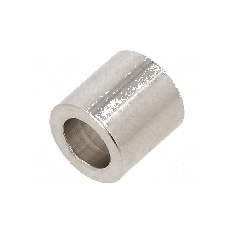 Manșon Distanțier Cilindric 10mm din Alamă Nichelată - Diametru Exterior 10mm | Electronic-mag.ro | Componente Electronice
