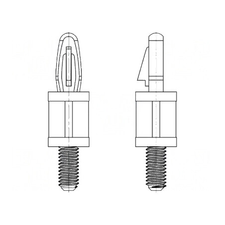 Distanţier PCB Poliamidă 66 - Lungime 25,4mm, Diametru Orificiu Montaj 4mm | Electronic-mag.ro | Componente Electronice
