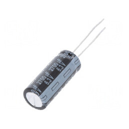 Condensator Electrolitic Low ESR THT 2200uF 10VDC Ø10x25mm - Componentă Electronică de Înaltă Performanță | Electronic-mag.ro | 