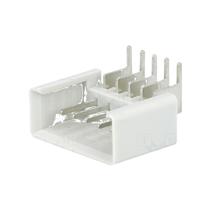 Conector IDC soclu tată 5 pini unghi 90° THT cositorit - componentă electronică de înaltă calitate | Electronic-mag.ro | Compone