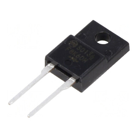 Diodă Redresoare THT 600V 8A Ifsm 150A FTO-220AG (SC91) 90ns - Componentă Electronică de Înaltă Performanță | Electronic-mag.ro 