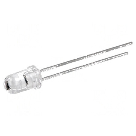 Fotodiodă IR PIN 5mm THT 850nm - Sensibilitate 400÷1100nm, Unghi de 10°, Curent de 1nA, Putere 150mW | Electronic-mag.ro | Compo