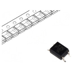 Optocuplor SMD cu 1 Canal, 1 Ieșire, Tranzistori, Izolație 3,75kV, Tensiune Colector-Emitor 300V | Electronic-mag.ro | Component