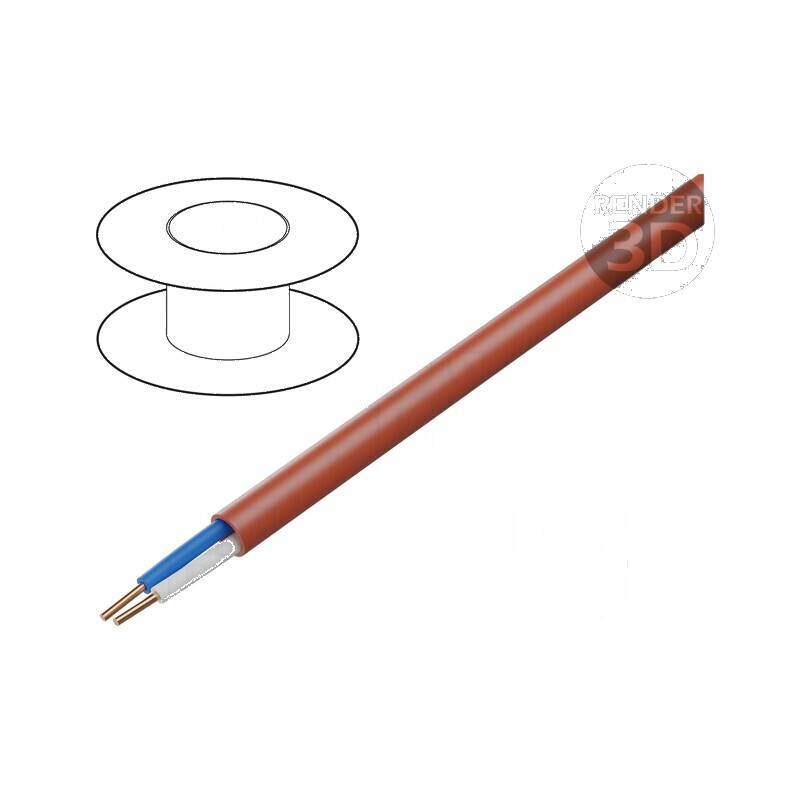 Cablu de Control YnTKSY 1x2x0,8mm cu Izolație PVC și Fire din Cupru | Electronic-mag.ro | Componente Electronice