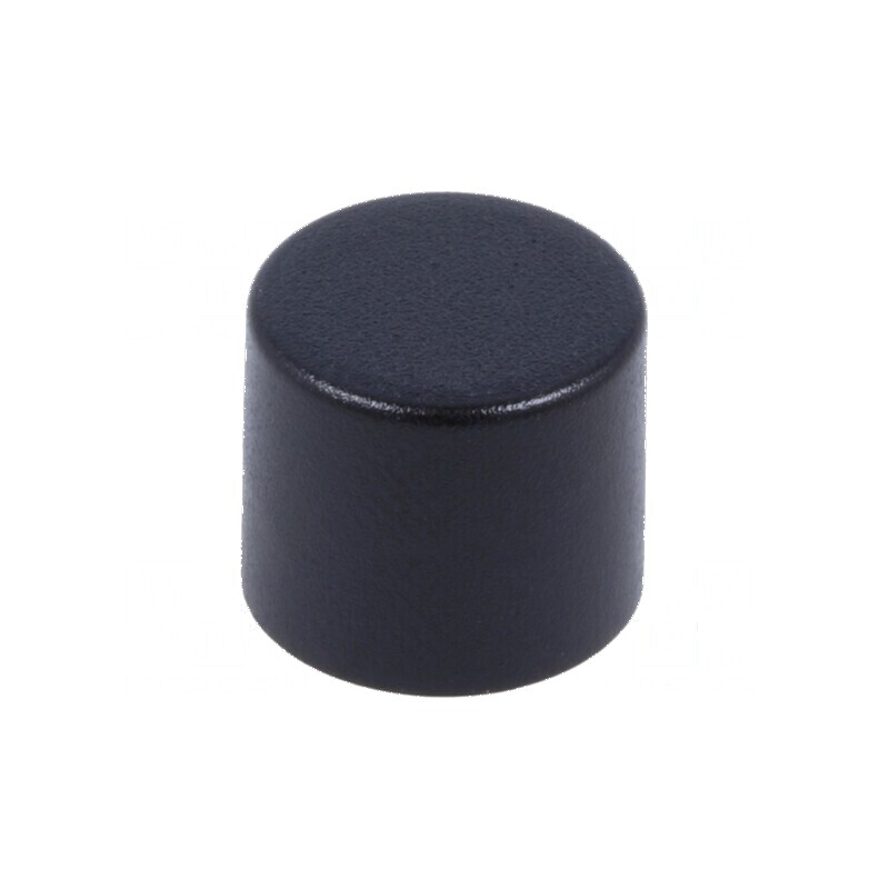 Tastă rotundă neagră 13mm pentru dispozitive electronice | Electronic-mag.ro | Componente Electronice