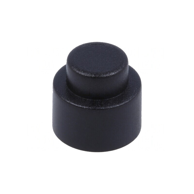 Tastă rotundă neagră pentru dispozitive electronice - Compatibilitate universală | Electronic-mag.ro | Componente Electronice