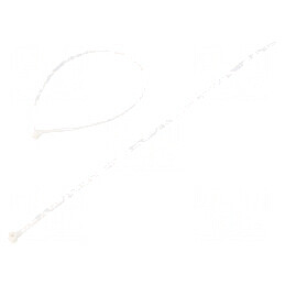 Colier de strângere cu închidere metalică, dimensiuni 203mm x 2,54mm, rezistent și durabil | Electronic-mag.ro | Componente Elec