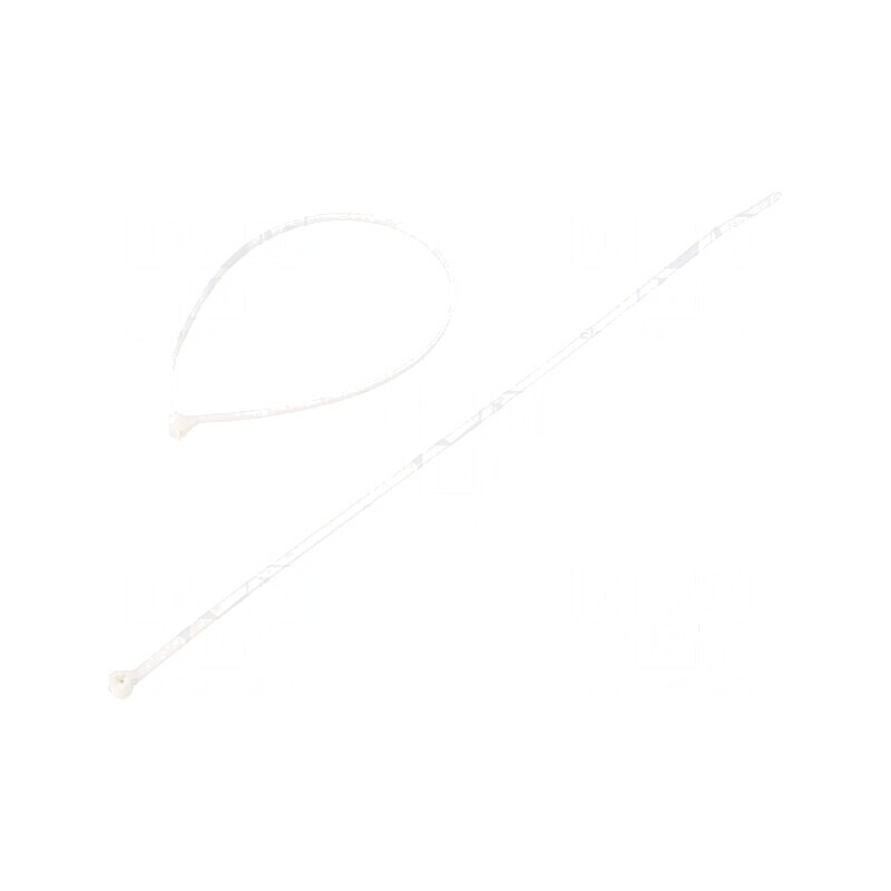 Colier de strângere cu închidere metalică, dimensiuni 203mm x 2,54mm, rezistent și durabil | Electronic-mag.ro | Componente Elec