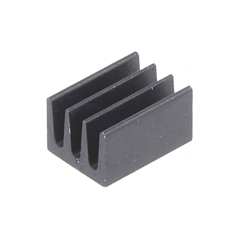 Radiator extrudat negru 8,5mm L, 6,3mm W, 4,8mm H, 83K/W | Electronic-mag.ro | Componente Electronice Radiator extrudat negru 8,5mm L, 6,3mm W, 4,8mm H, 83K/W | Electronic-mag.ro | Componente Electronice