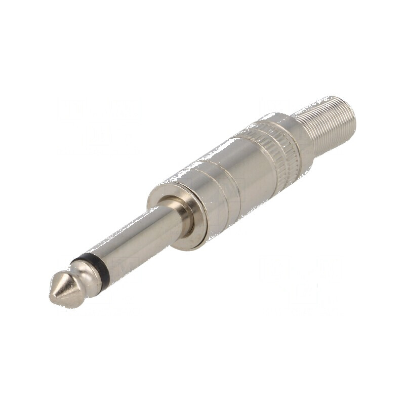 Conector Jack 6,3mm Mufă Tată Mono cu Manșon Piste 2 Drept - Accesoriu Audio Profesionist | Electronic-mag.ro | Componente Elect