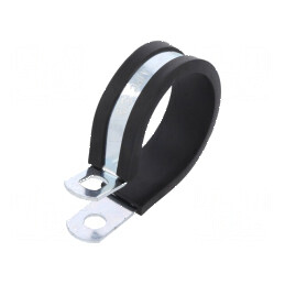 Clipsuri Øbuclă din oțel pentru montaj Øorif.mont 6,5mm, dimensiuni 33,3÷34,9mm, lățime 13mm | Electronic-mag.ro | Componente El