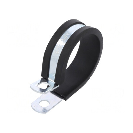 Clipsuri Øbuclă din oțel pentru montaj Øorif.mont 6,5mm, dimensiuni 33,3÷34,9mm, lățime 13mm | Electronic-mag.ro | Componente El