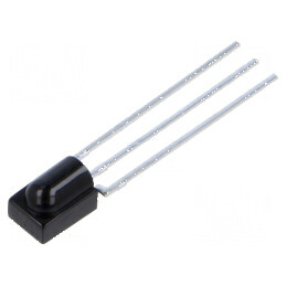 Receptor Infraroșu Integrat 38kHz cu Tensiune de Funcționare 2,5÷5,5V și Unghi de Detecție de 45° | Electronic-mag.ro | Componen